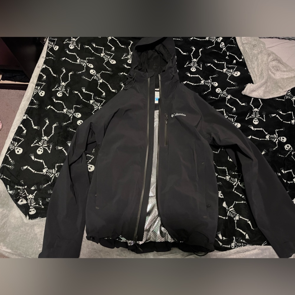 Black Columbia Raincoat